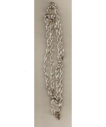 Sarah Coventry Vintage Aluminum &amp; Silver Necklace - $7.00