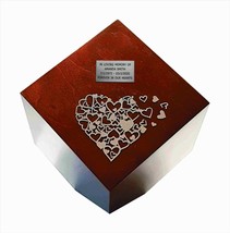 Unique Artistic Cremation Casket Funeral URN for Ashes Modern Memorial 2... - £155.05 GBP+