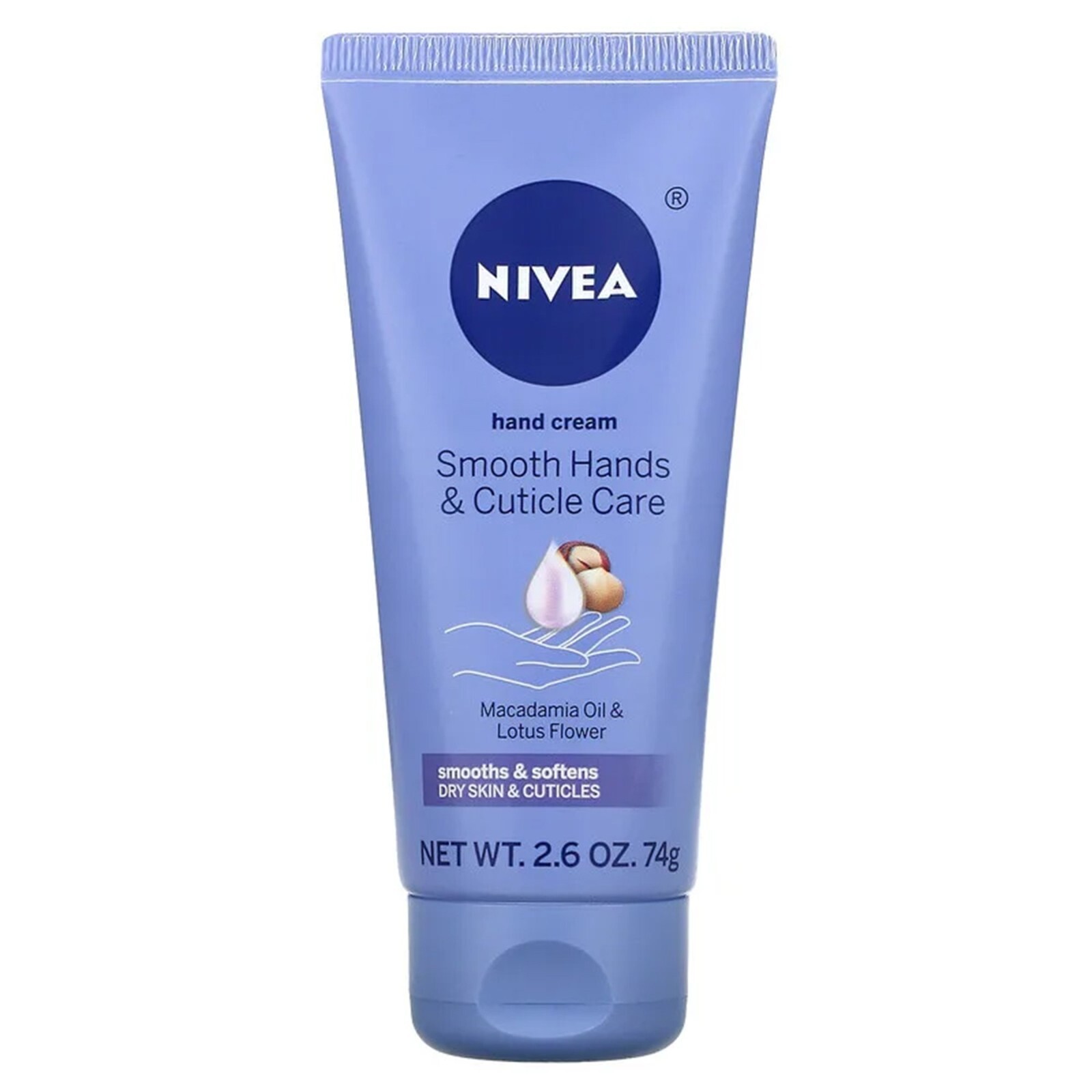 Nivea Hand Cream Moisturizer soften smooth Skin Macadamia Oil Lotus Flow... - $9.79