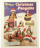 The Needlecraft Shop Plastic Canvas Christmas Penguins Stocking 1992 #95... - £5.96 GBP