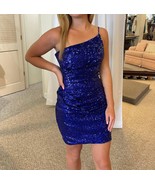 Sherri Hill One Shoulder Sequin Dress Size 4 - $182.16