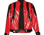 Men&#39;s Patent Leather 80&#39;s Pop Singer Jacket, Xlarge - $329.99