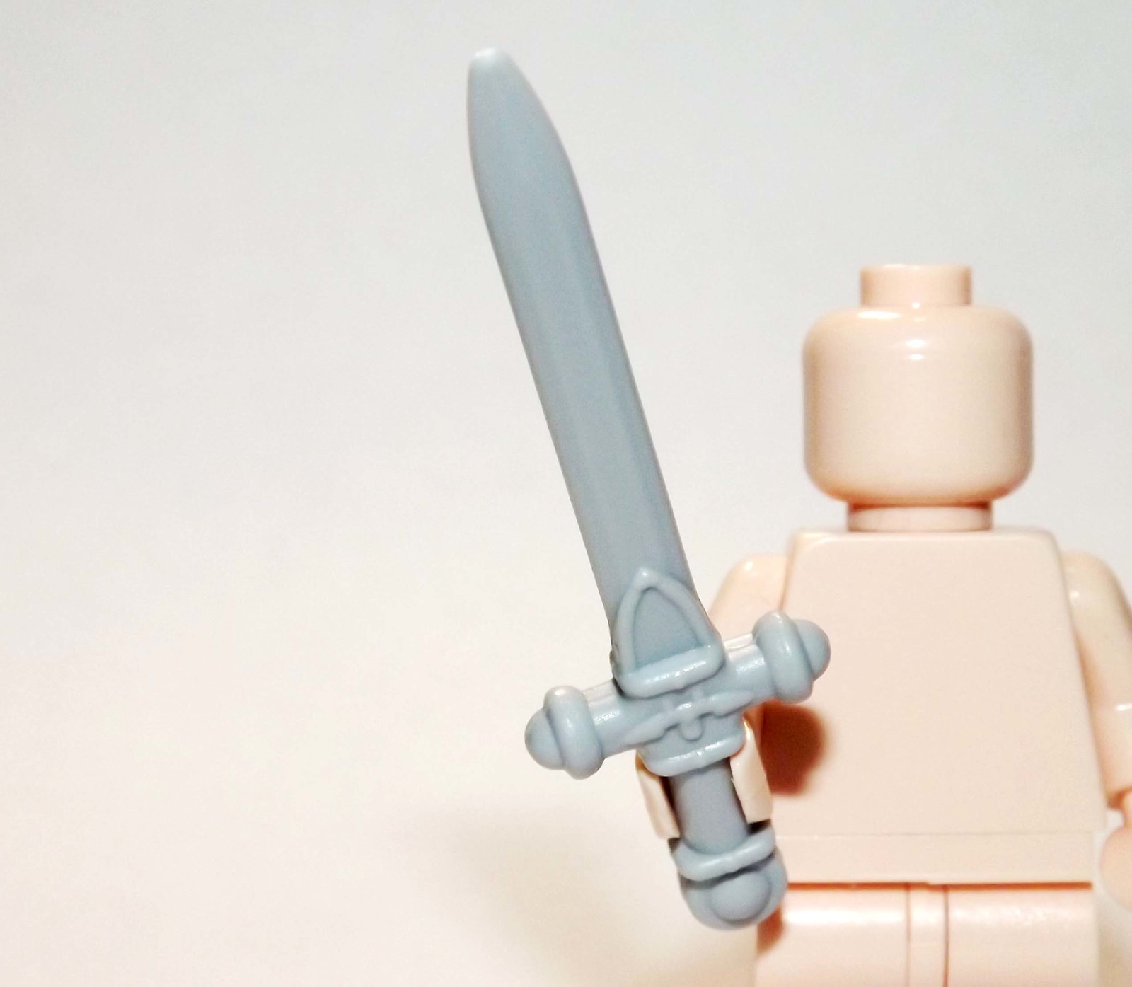 YY Minifigure Building Custom Sword grey knight Weapon for Knight Army  - $2.62