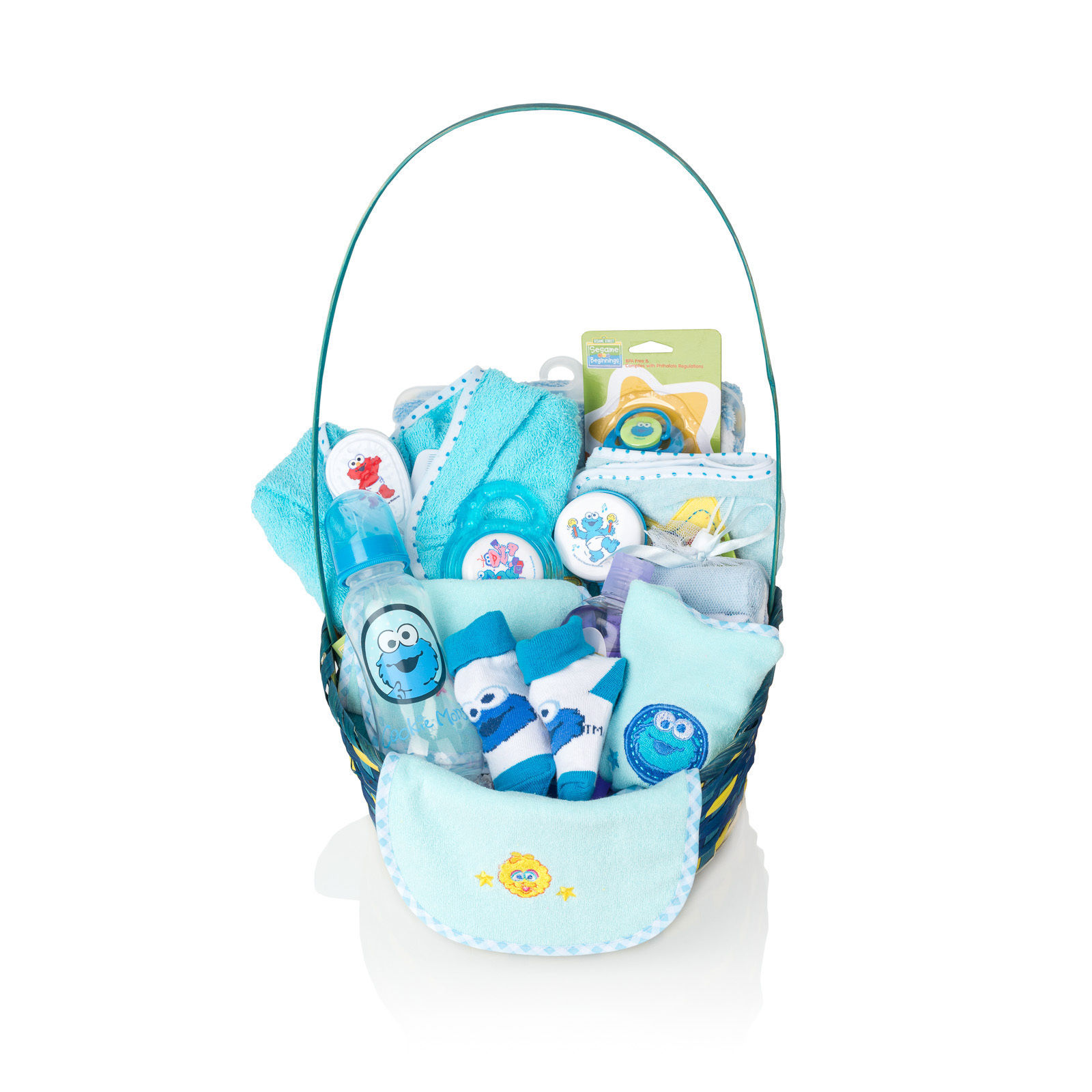 Sesame Street Newborn Gift Basket For Boys - $74.78