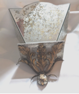 Currey and Company Mirrored Wall Sconce Gold Silver 1006 Incandescent 16... - €170,02 EUR