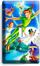 Peter Pan Wendy Tinker Bell Neverland Single Light Switch Wall Plate Cover Decor - £8.08 GBP