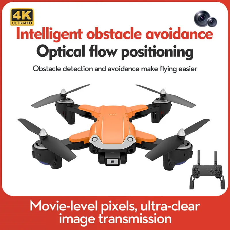 Intelligent Obstacle Avoidance Remote Control Drone 4K Dual Camera 150M Optic - £66.03 GBP+