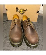 Doc Martins 1461 oxford dark brown crazy horse leather new size 13 - £70.76 GBP