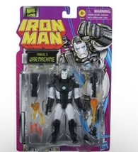Iron Man Retro Card Marvel Legends War Machine 6-Inch Action Figure HASBRO - £23.53 GBP
