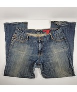 Seven 7 Jeans Womens 16 Regular Boot cut High Rise Dark Wash Denim Pants... - £18.85 GBP