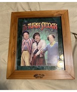 The Three Stooges Print From Monsters &amp; Mayhem in Handmade Wooden Frame - $2.99