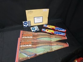 1978 NFL Football New York Giants Pennants Decals Stickers Envelope TEAM... - $528.39 MXN