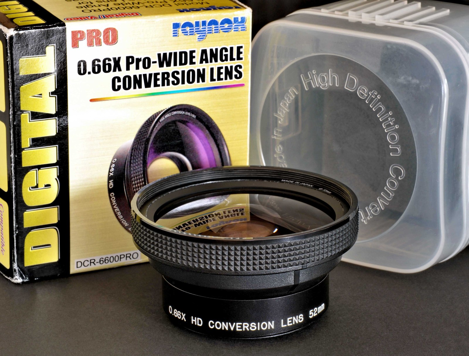 Raynox 0.66X Pro-Wide Angle Conversion Video Camera Lens NIB - $29.00