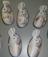 LOT OF 5 PILLSBURY DOUGHBOY WALLPAPER CUTOUTS ~HE HE HE! NEW ~~NEVER USED! - $17.82 CAD
