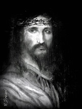 ORIGINAL ACEO Jesus Religous Digital Art Print -: rdoward fine art - £6.33 GBP