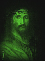 ORIGINAL ACEO Jesus Religous Digital Art Print 009 -: rdoward fine art - £6.33 GBP
