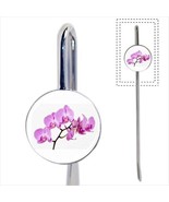 Pink Orchid Bookmark - Book Lover Novelty Gifts - $12.62