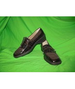 Ladies Ara Dark Brown Loafers 8 Faux Alligator - $14.99