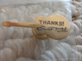 EARNEST TUBB “THANKS!” GUITAR SHAPED PIN (#1795)  - $19.14 CAD