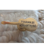 EARNEST TUBB “THANKS!” GUITAR SHAPED PIN (#1795)  - £11.00 GBP