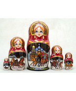 Troika Nesting Doll - 6&quot; w/ 5 Pieces - £95.92 GBP