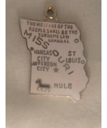 MISSOURI STATE SOUVENIR PENDANT (#1801) - $246.80 MXN