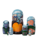 The Gigantic Turnip Nesting Doll - 6&quot; w/ 7 Pieces - £80.12 GBP