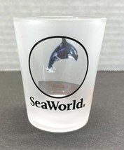 Sea World Shamu Shot Glass Killer Whale Souvenir  2.25 Inch Tall - $13.98