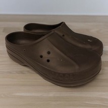 Crocs Men&#39;s Brown Clogs Slip On Mules Mens Size 11 No Back strap - $24.74