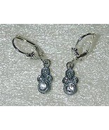 SILVER EARRINGS WITH SWAROVSKI CRYSTAL STONE - $27.28 CAD