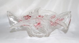 MIKASA Germany Floral Dance Pink Frost 13&quot; Centerpiece Bowl  #1357 - £51.41 GBP