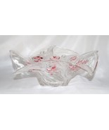 MIKASA Germany Floral Dance Pink Frost 13&quot; Centerpiece Bowl  #1357 - $65.00