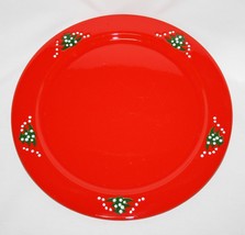 Waechtersbach Germany Red Christmas Tree 12&quot; Service Charger Plate Platter #1904 - £39.62 GBP