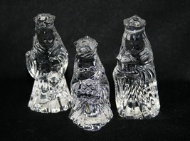 Waterford Crystal Marquis Miniature 3&quot; Nativity Figurines The 3 Wise Men... - £138.27 GBP