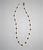 Premier Designs Jewelry Two Toned Signature Necklace 18&quot; D62DB - £28.14 GBP