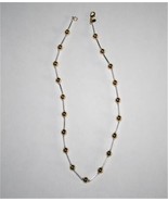 PREMIER DESIGNS Jewelry Two Toned Signature Necklace 18&quot;  D62DB - £27.53 GBP