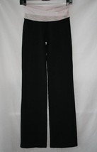 Lululemon Black Nylon Lycra Stretch Flare Pant X-Small - Small   #2008 - £46.58 GBP