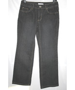 COLDWATER CREEK Black Denim Stretch Jeans SZ 6 Petite   D92 - $20.42 CAD
