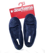 Dearfoam Cadet Navy Womes Slippers SMALL 5-6 **NEW**     #1491 - $18.00