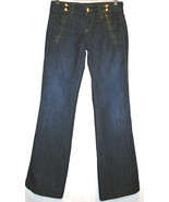 JUICY COUTURE Dark Wash Low Rise Boot Cut Jeans Wide Waistband Size 25  ... - $102.13 CAD