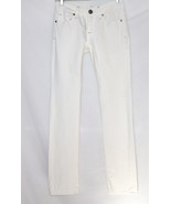 VERTIGO White 5 Pocket Stretch Cotton Spandex Straight Leg Jeans Size 26 - $45.00