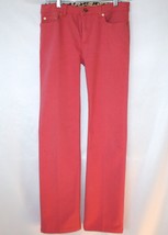 Roberto Cavalli 5 Pkt  Boot Cut Watermelon Pink Jeans Pants Size Small  #1237 - £192.77 GBP