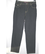 GLORIA VANDERBILT Amanda Dark Blue Denim Stretch Jeans SZ 8 Average  D93 - $16.34 CAD