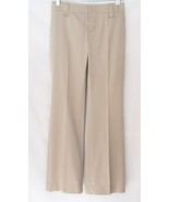 GUCCI Beige Khaki Stretch Low Waist Boot Cut Pant Size 38 US 2/4  EUC - £98.09 GBP
