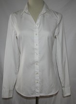 Tommy Hilfiger White Cotton Button Front Shirt Size 4  -NOWT- #2020 - $24.00