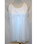 Sioni White Sleeveless Rope Neck Lined Blouse  Small   #1370 - $24.51 CAD