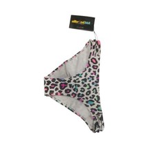 California Waves Womens Cheetah Printed Bikini Bottom Color White Multi ... - £17.32 GBP