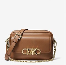 Michael Kors Parker Medium Leather Crossbody Bag Luggage - $228.73