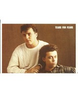 ⭕VTG card pocket calendar 1985 tears for fears Portugal group music singer - $75.38 MXN