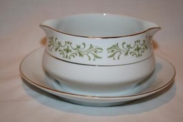 ALLEGRO Fine China Japan Green Gravy / Underplate  #713 - £19.98 GBP